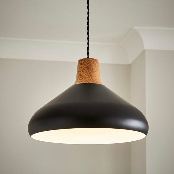  Elements Wolston Metal Easy Fit Pendant Shade
