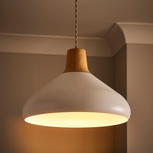  Elements Wolston Metal Easy Fit Pendant Shade