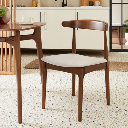  Elements Alva Dining Chair, Natural Fabric