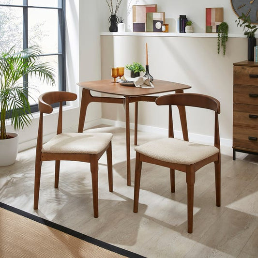  Elements Alva Dining Chair, Warm Sand Boucle