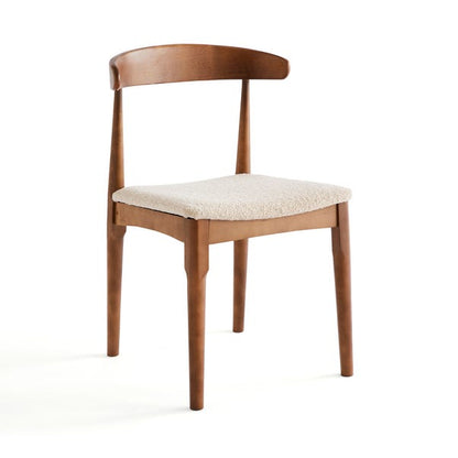 Elements Alva Dining Chair, Warm Sand Boucle