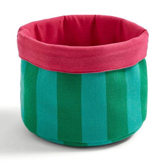  Elements Sutton Woven Stripe Fabrics Storage Basket