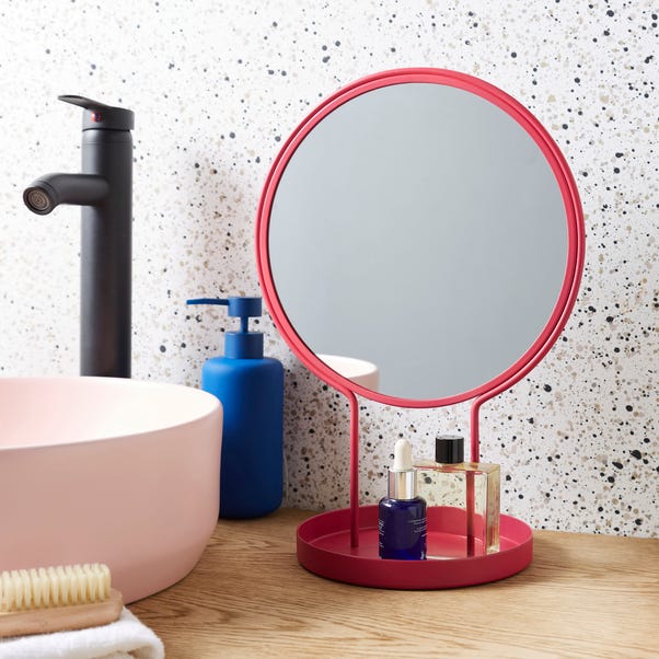  Elements Free Standing Dressing Table Mirror With Tray