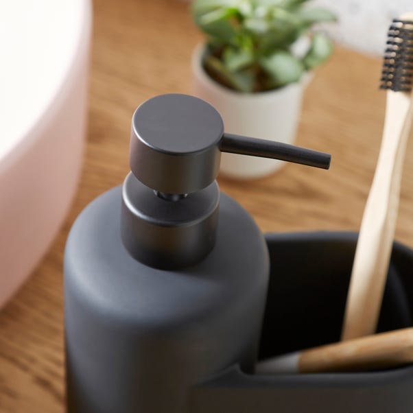  Elements Matte Duo Soap Dispenser And Storage