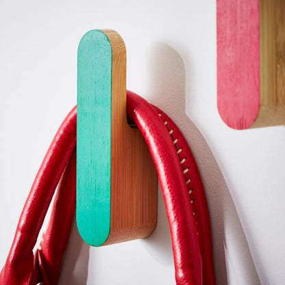 Elements Adam Wooden Block Wall Hanging Hooks