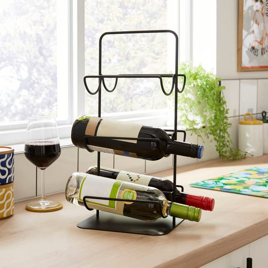  Elements Metal Wine Rack