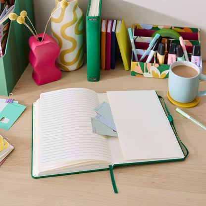  Elements Emerald Green Premium Faux Leather Notebook
