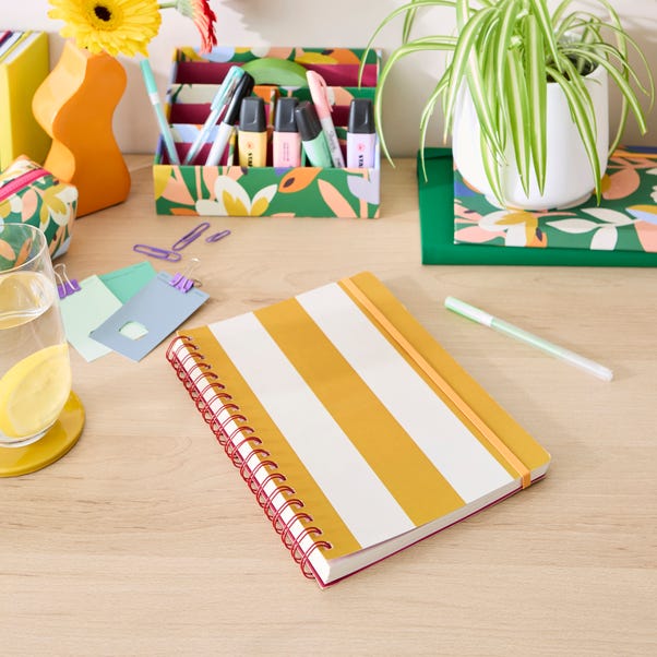  Elements Sutton Stripe Spiral Bound Notebook