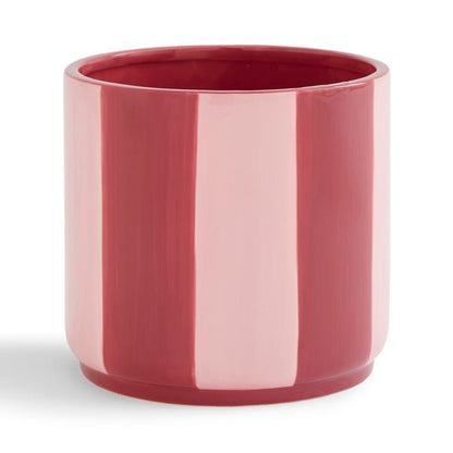  Elements Striped Ceramic Plant Pot