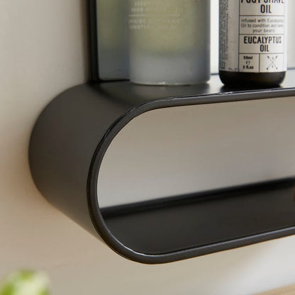  Elements Squoval Wall Mirror With Curling Shelf