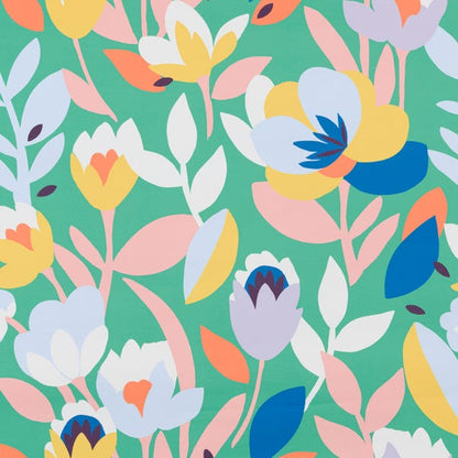  Elements Fieldsley Floral Green Blackout Roller Blind