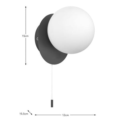  Elements Tela Bathroom Wall Light