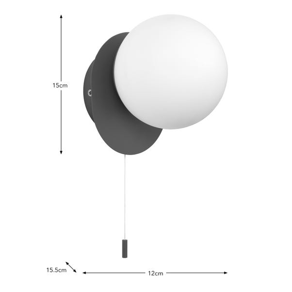  Elements Tela Bathroom Wall Light
