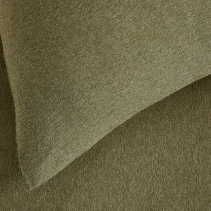  Elements Cotton Jersey Plain Standard Pillowcase​ Pair