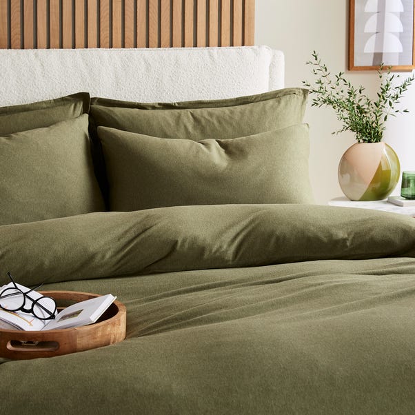  Elements Cotton Jersey Plain Duvet Cover & Pillowcase Set​
