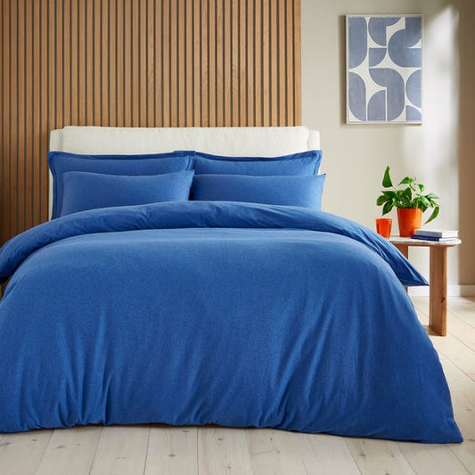  Elements Cotton Jersey Plain Duvet Cover & Pillowcase Set​