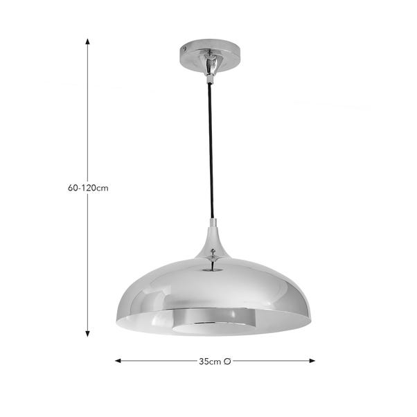  Elements Lennon 2 Tier Dome Pendant Light