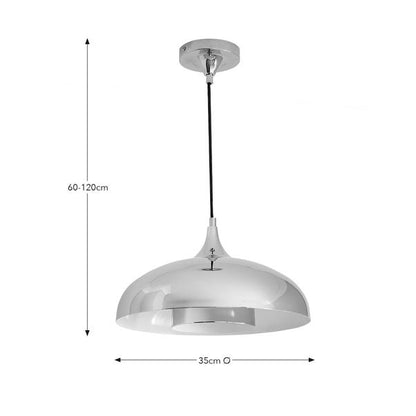  Elements Lennon 2 Tier Dome Pendant Light