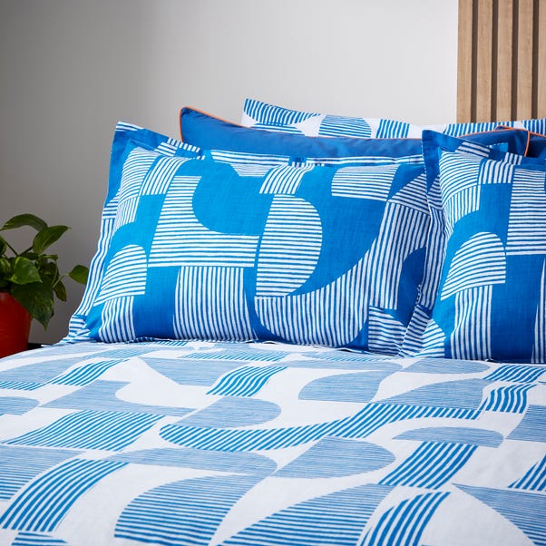  Elements Ezra Blue Oxford Pillowcase