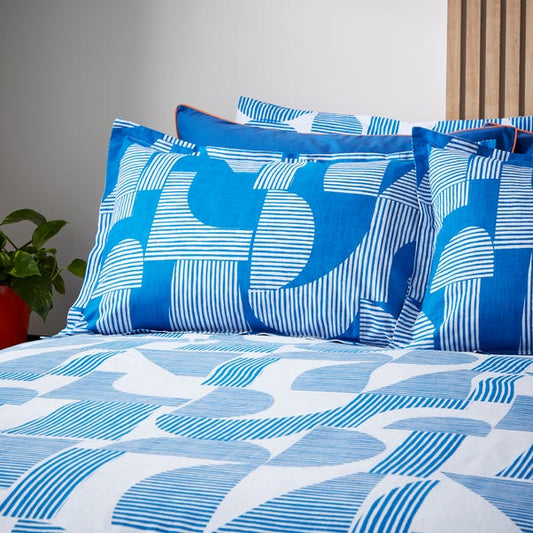  Elements Ezra Blue Oxford Pillowcase