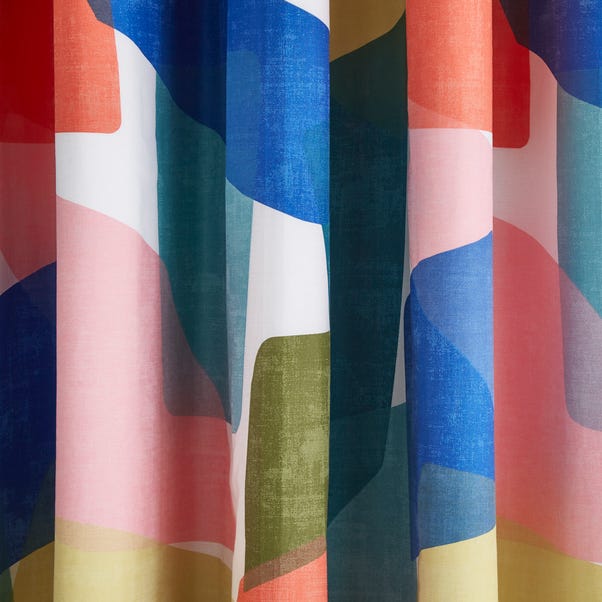  Elements Abstract Blocks Blackout Eyelet Curtains