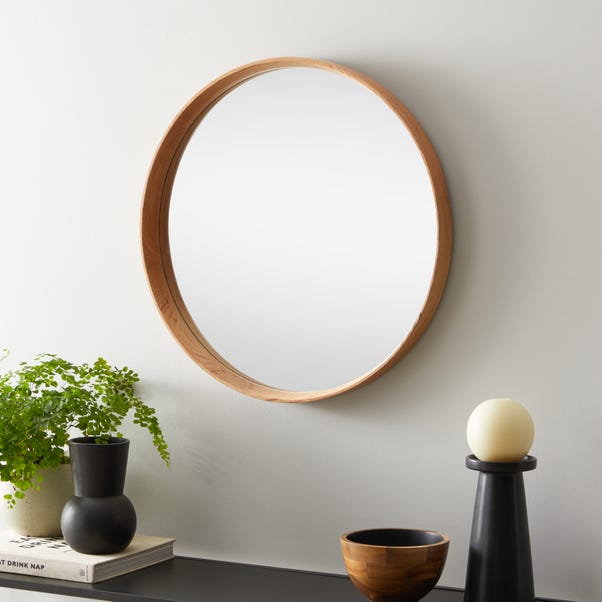  Elements Round Framed Wall Mirror