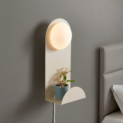 Elements Harton Shelved Wall Light