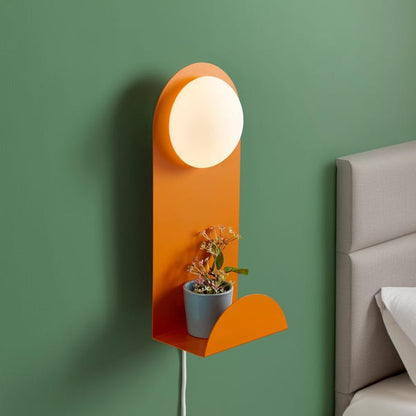  Elements Harton Shelved Wall Light