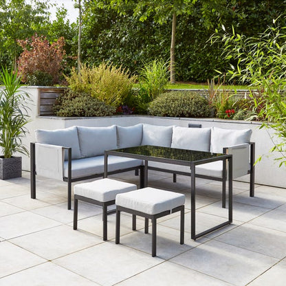  Elements 7 Seater Corner And Dining Set