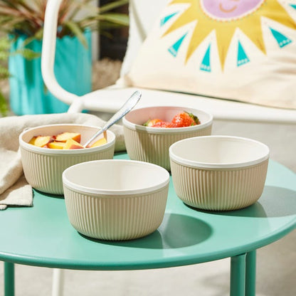  Elements Set Of 4 Picnic Bowls