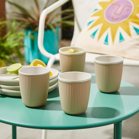  Elements Set Of 4 Picnic Cups
